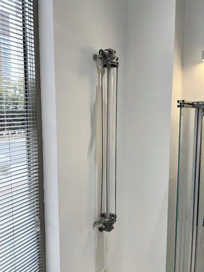 Nyliryra Offset Pillar Wall Lamp with Integrated LED