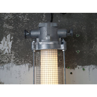 Nyliryra Offset Pillar Wall Lamp with Integrated LED
