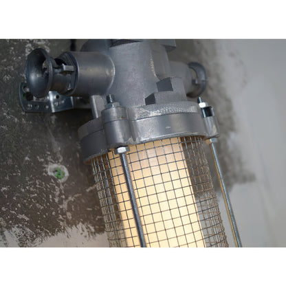 Nyliryra Offset Pillar Wall Lamp with Integrated LED
