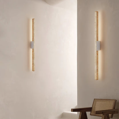 Vivyna Slim Travertine LED Wall Lamp