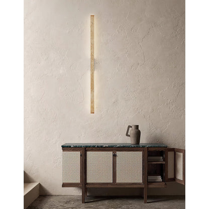 Vivyna Slim Travertine LED Wall Lamp