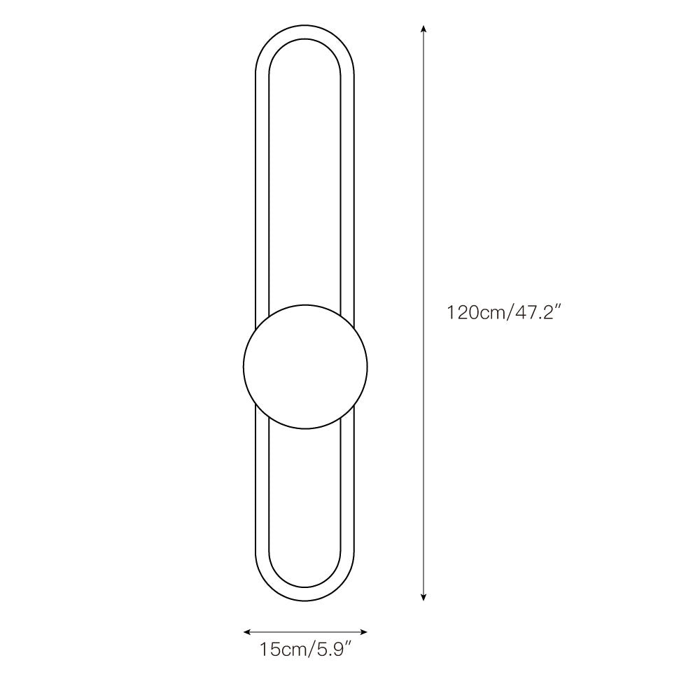 
Avynor Travertine Linear LED Wall Lamp