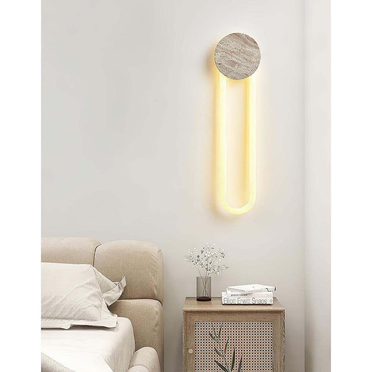 
Avynor Travertine Linear LED Wall Lamp