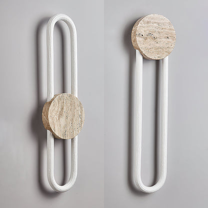 Avynor Travertine Linear LED Wall Lamp
