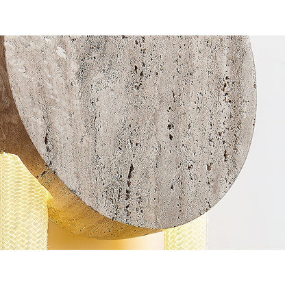 Avynor Travertine Linear LED Wall Lamp