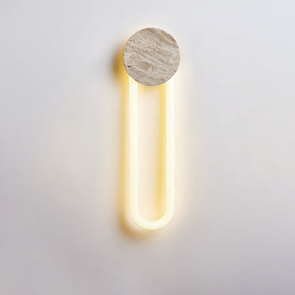 Avynor Travertine Linear LED Wall Lamp
