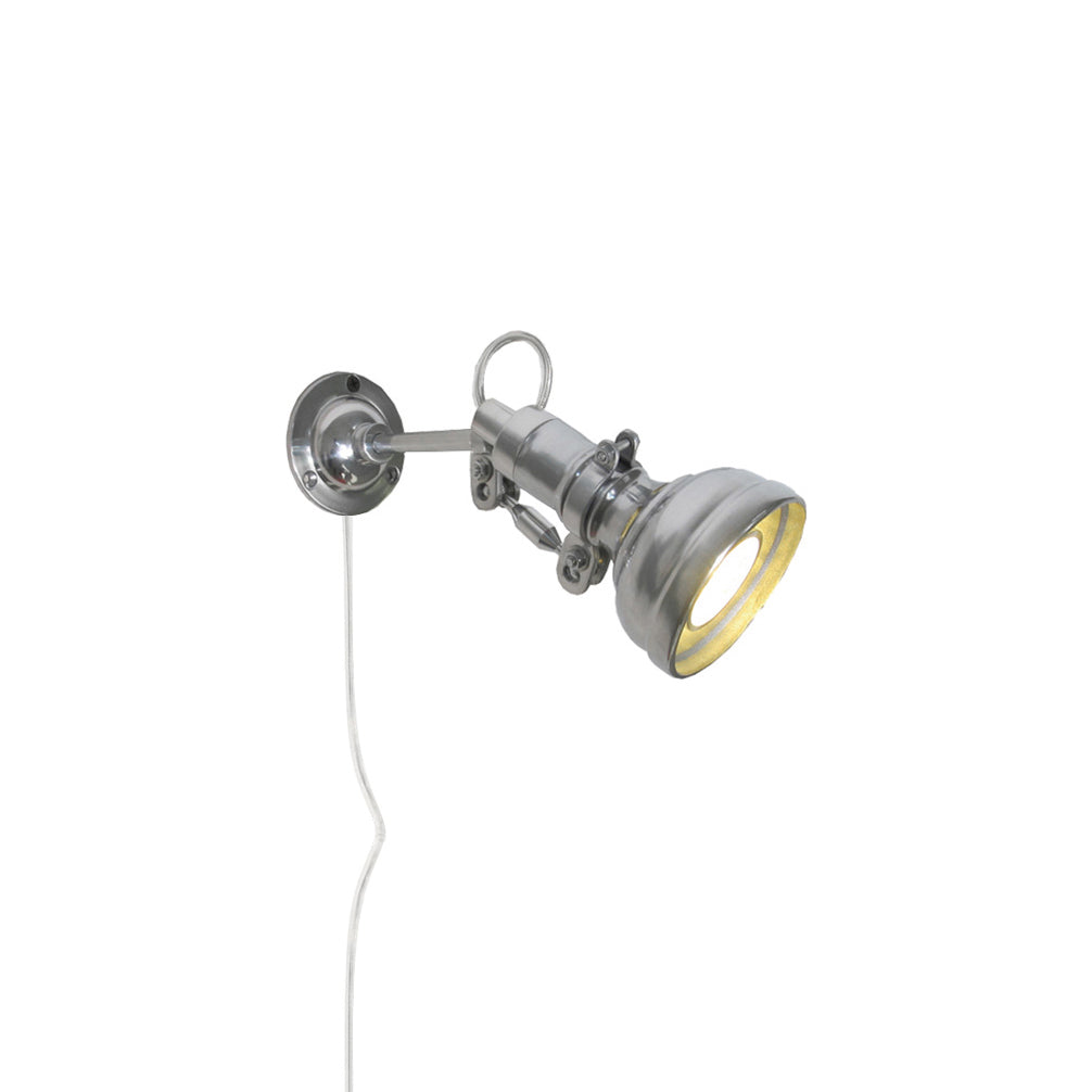 
Allirora Rocker Arm Wall Lamp in Chrome Aluminum